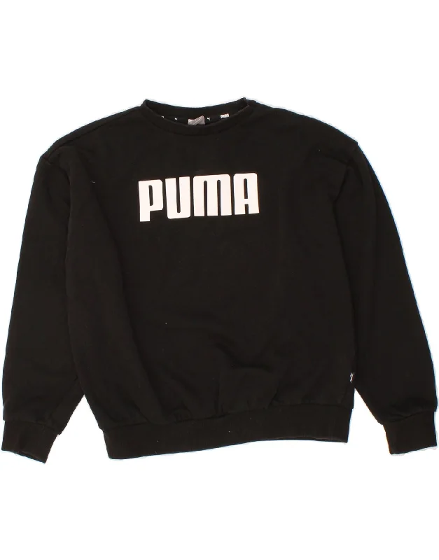 Discount Deals PUMA Womens Oversized Graphic Sweatshirt Jumper UK 14 Medium Black Cotton Discount Deals PUMA Womens Oversized Graphic Sweatshirt Jumper UK 14 Medium Black Cotton