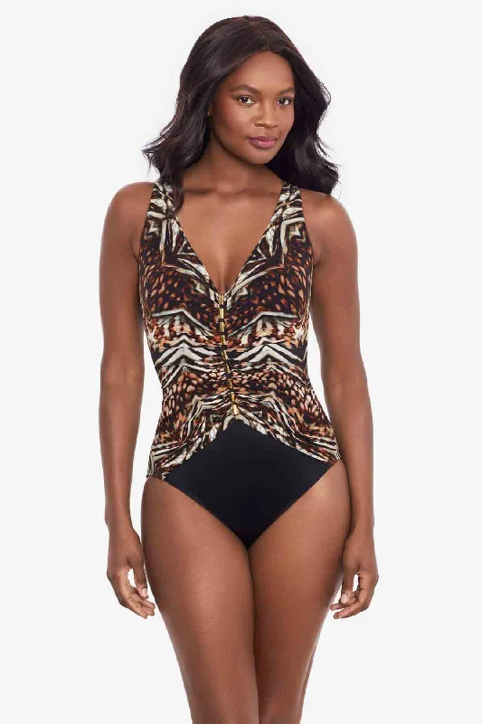 Seasonal Sale Tribal Tigress Charmer One Piece Swimsuit