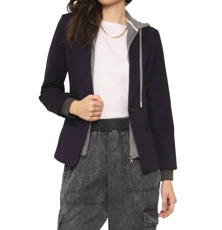 New Deals Avalon Ponte Dickie Blazer In Navy