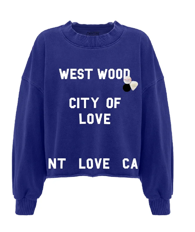 Lowest Price Sweatshirt crop porter royal "WESTWOOD"