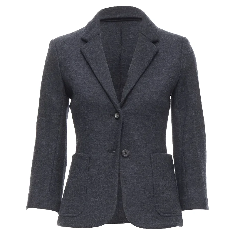Act Now The Row Haven Virgin Wool Sleeve Short Blazer