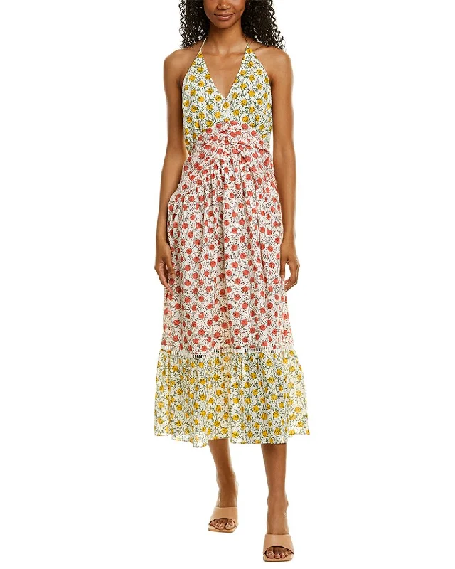 Weekend Special Ash & Eden Nuuly Halter Midi Dress