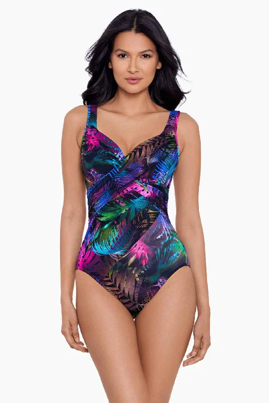 Instant Discount Pixel Palmas Revele One Piece Swimsuit