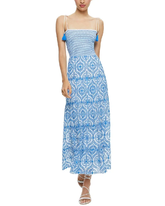 Markdowns alice + olivia Marna Tiered Maxi Tie Strap Dress