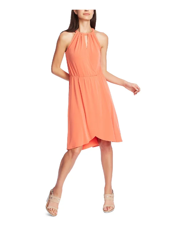 Amazing Deals 1. STATE Womens Orange Sleeveless Keyhole Knee Length Party Tulip Dress Amazing Deals 1. STATE Womens Orange Sleeveless Keyhole Knee Length Party Tulip Dress