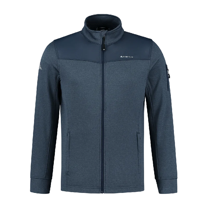 Act Now Hybrid Fleece Dark Blue | Men