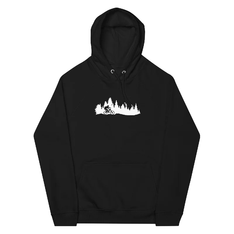 Crazy Savings Bäume - Mountainbiking - (M) - Unisex Premium Organic Hoodie