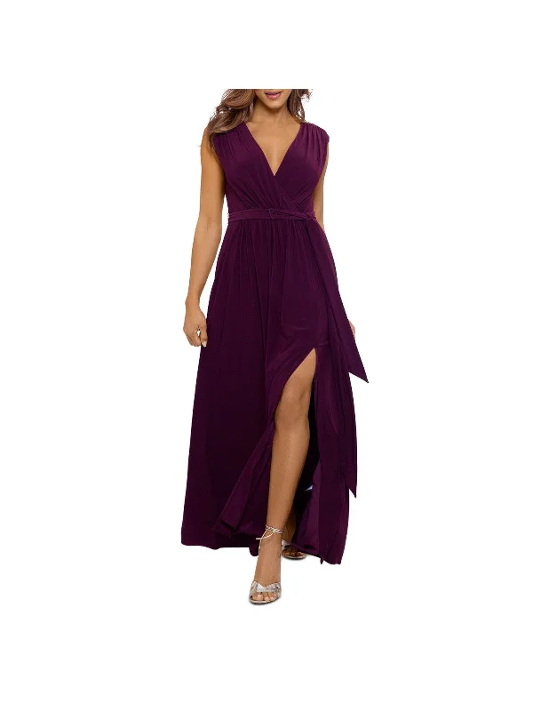 Fantastic Deals AQUA FORMAL Womens Stretch Pleated Sleeveless Surplice Neckline Full-Length Formal Gown Dress Fantastic Deals AQUA FORMAL Womens Stretch Pleated Sleeveless Surplice Neckline Full-Length Formal Gown Dress