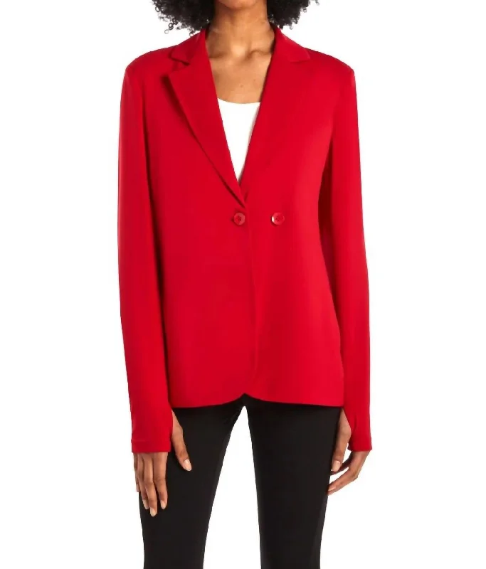 Reduced Prices Streak Blazer In Red