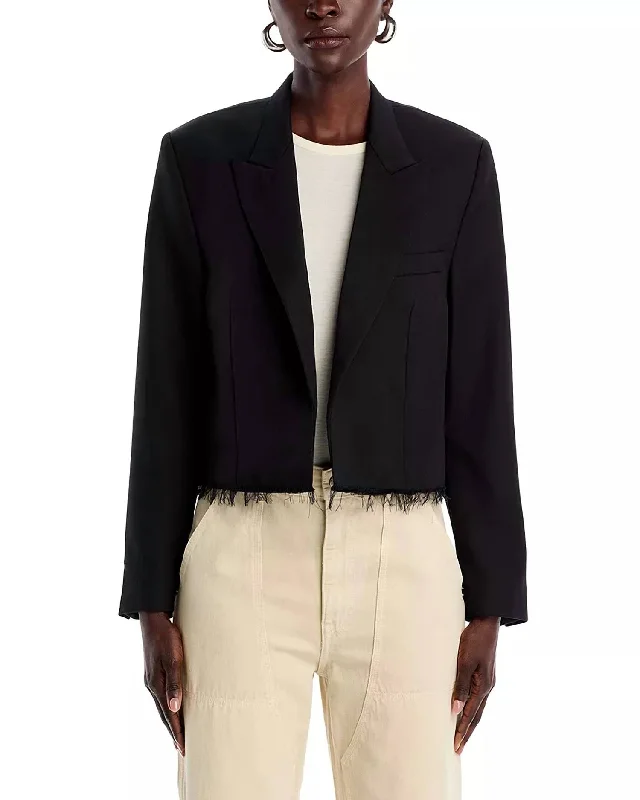 New Markdowns Cutoff Boyfriend Blazer In Black