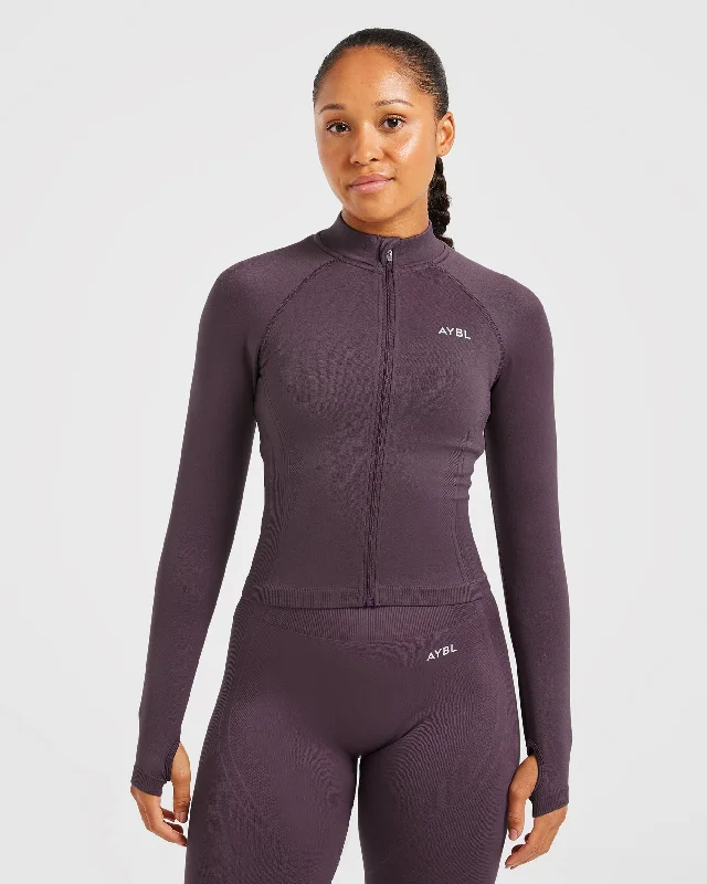 Limited Quantity Balance V3 Seamless Zip Jacket - Purple