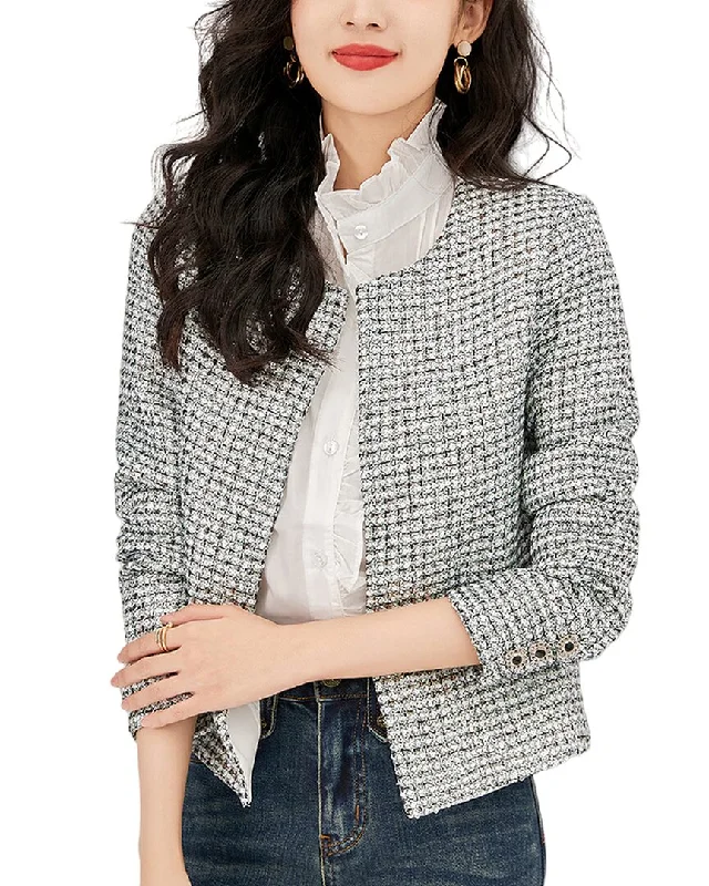 Massive Deals WLZD Wool-Blend Blazer