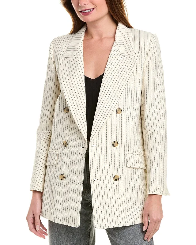 Daily Deals FRAME Denim Linen-Blend Jacket