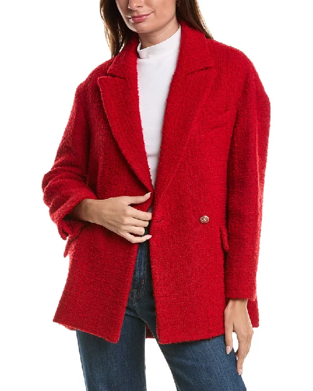 Weekend Deal Maje Wool-Blend Coat