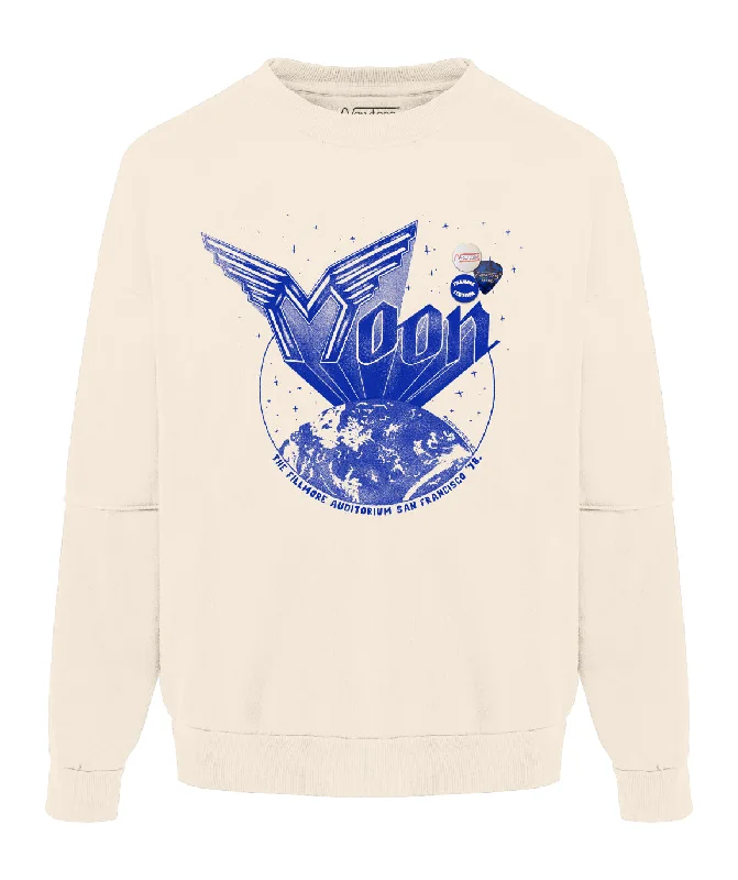 Online Only Sweatshirt roller natural "MOONFALL"