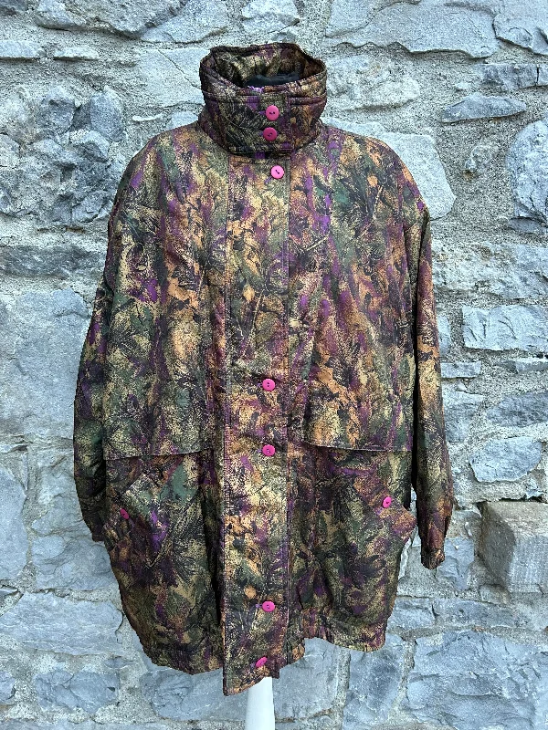 Stock Clearance 80s brown&purple jacket uk 16-18