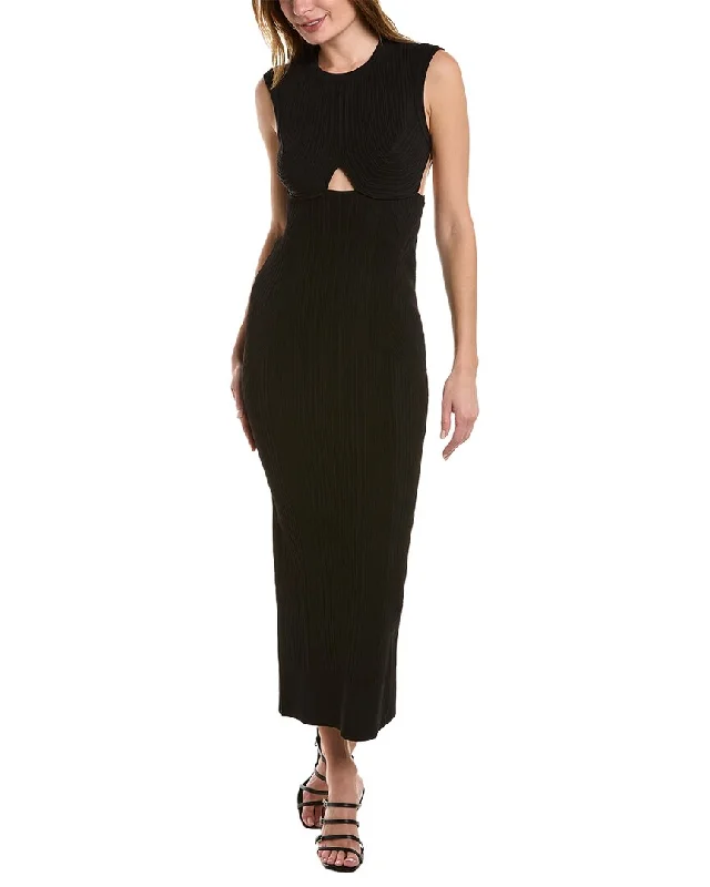 Steals and Deals Hervé Léger Variegated Rib Gown