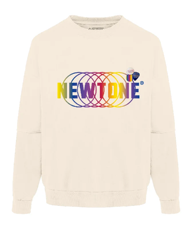 Instant Discount Sweatshirt roller natural "CIRCLE"