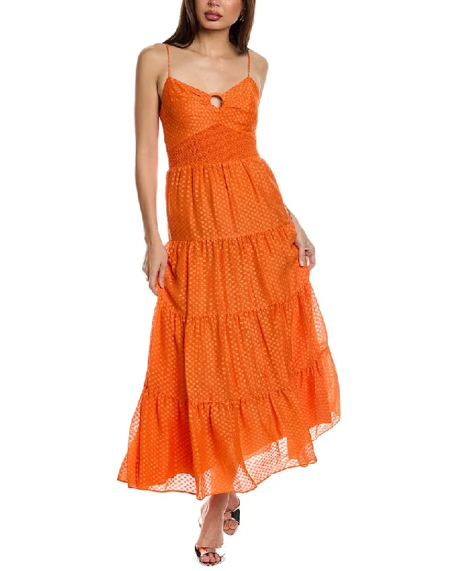 Overstock alice + olivia Clea Midi Dress