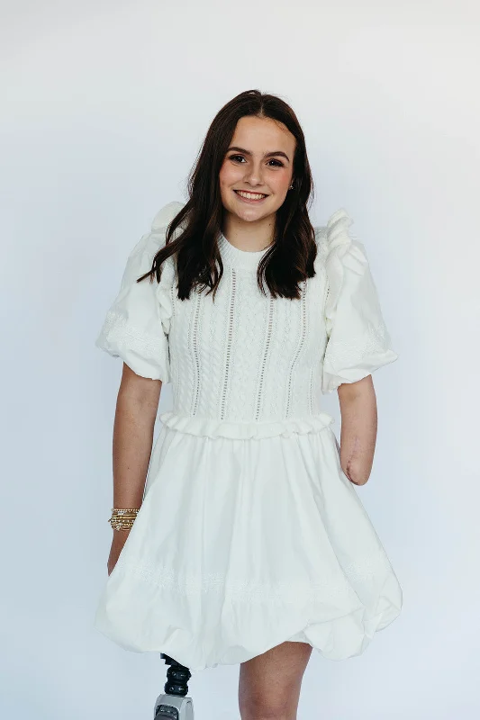 Instant Discount Sam Mini Dress - Off White