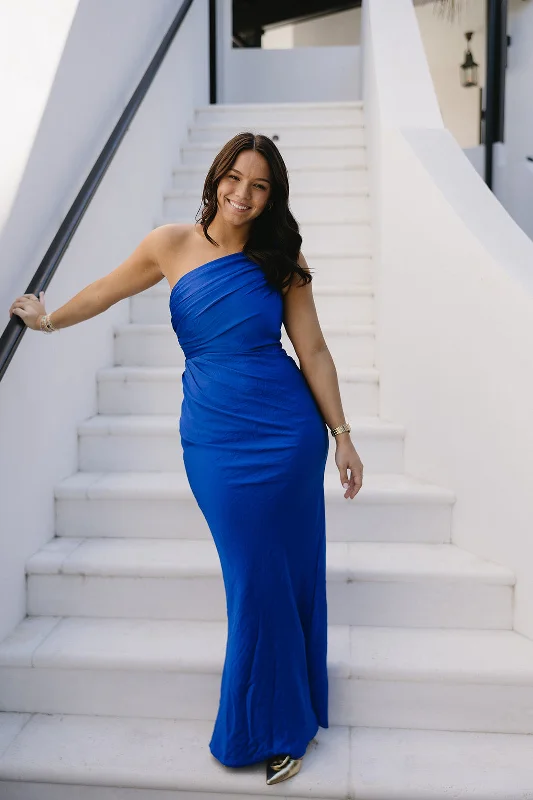 Shop and Save Delilah Maxi Dress - Royal Blue