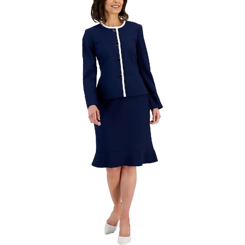 Stock Clearance Womens 2 PC Long Sleeve Four-Button Suit
