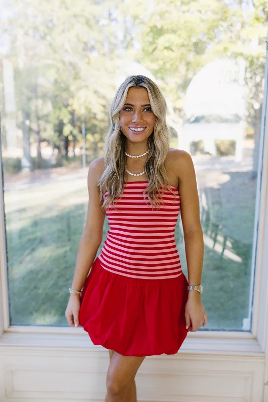 Bonus Savings Tilly Mini Dress - Red