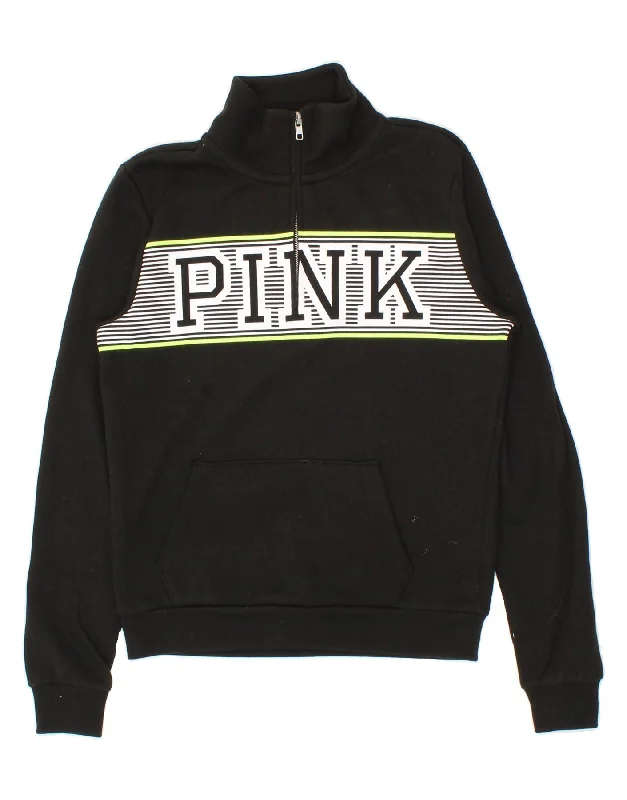 Price Reduction VICTORIA'S SECRET Womens Pink Graphic Sweatshirt Jumper UK 6 XS Black Price Reduction VICTORIA'S SECRET Womens Pink Graphic Sweatshirt Jumper UK 6 XS Black