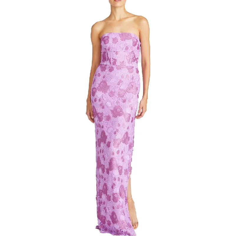 Savings Galore Womens Lace Tea Length Midi Dress