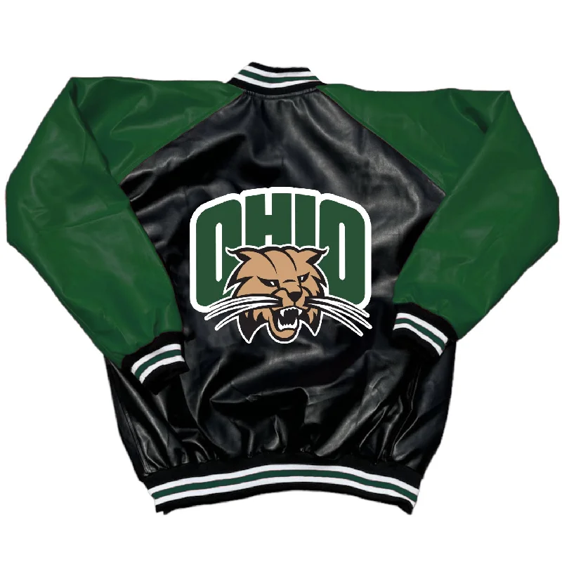 Time-Limited Offer Ohio Bobcats Varsity Letterman Jacket