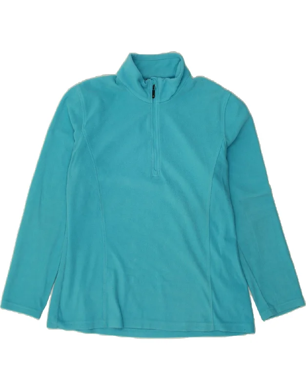Grand Opening Sale MCKINLEY Womens Zip Neck Fleece Jumper UK 18 XL Blue Polyester