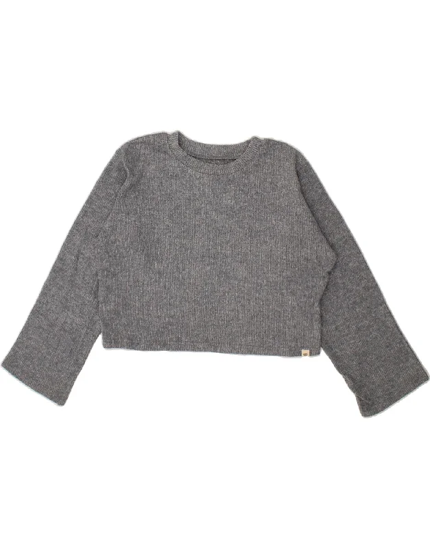 Seasonal Sale RIP CURL Womens Oversized Crop Boat Neck Jumper Sweater UK 10 Small Grey Seasonal Sale RIP CURL Womens Oversized Crop Boat Neck Jumper Sweater UK 10 Small Grey