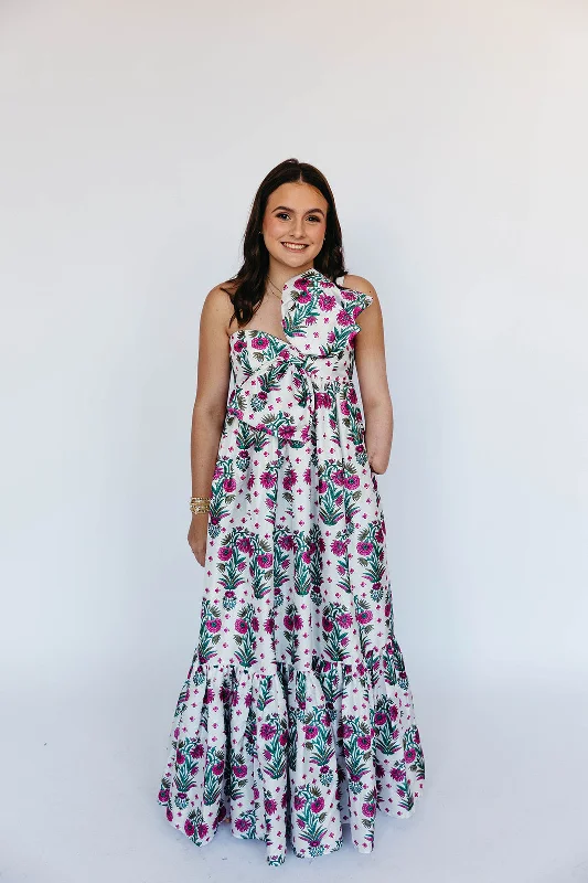 Stock Up and Save The Lulu Maxi Dress - Pink/Green Boho