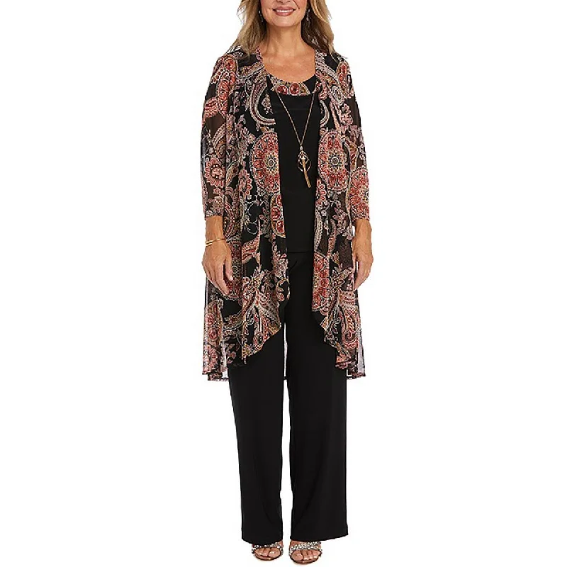 Huge Savings Womens 3PC Pants Open-Front Blazer