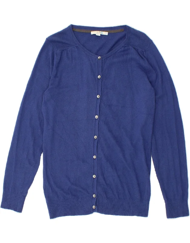 Hurry In BODEN Womens Cardigan Sweater UK 16 Large Blue Cotton