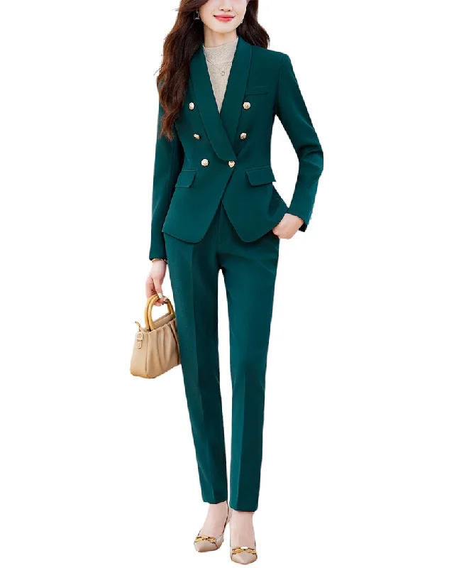 Year-End Sale LIONELLO SALVI 2pc Blazer & Pant Set