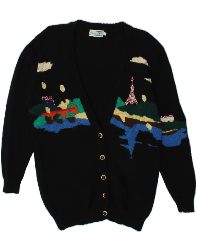 Special Promotion ALISON CRAIG Womens Paris Cardigan Sweater UK 14 Large Black Colourblock Special Promotion ALISON CRAIG Womens Paris Cardigan Sweater UK 14 Large Black Colourblock