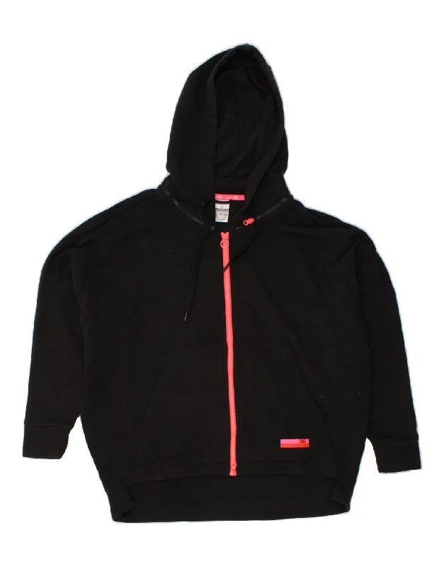 Discount Days ADIDAS Womens Oversized Zip Hoodie Sweater UK 16/18 Large Black Cotton Discount Days ADIDAS Womens Oversized Zip Hoodie Sweater UK 16/18 Large Black Cotton