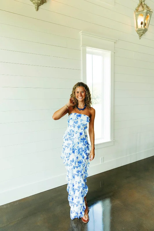 Clearance Items Endless Summer Maxi Dress - Blue