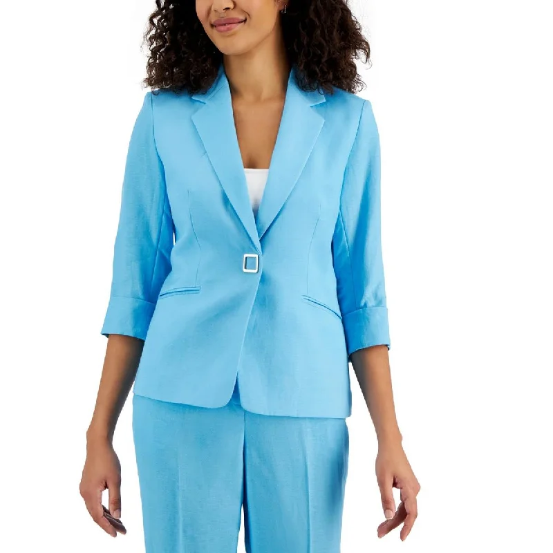 Exclusive Access Womens Collar Long Sleeve One-Button Blazer