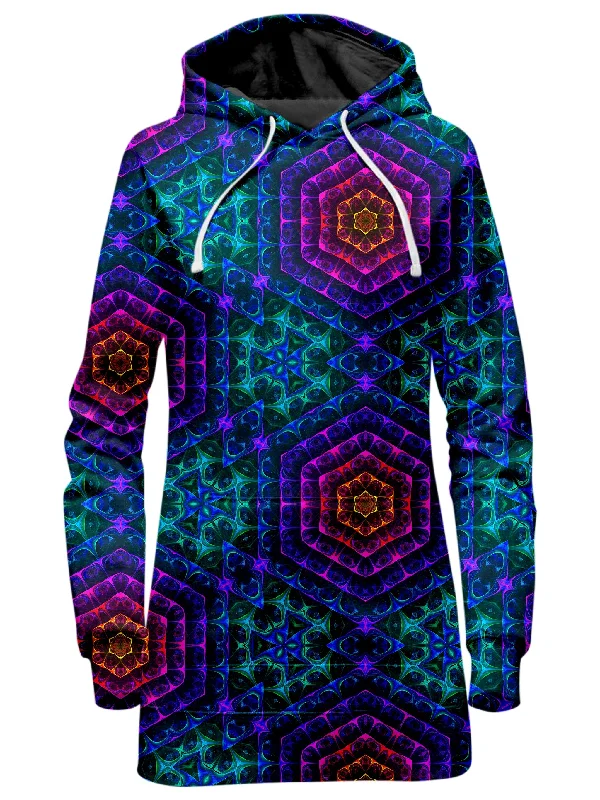 Flash Deals Cracked Mind Cold Hoodie Dress