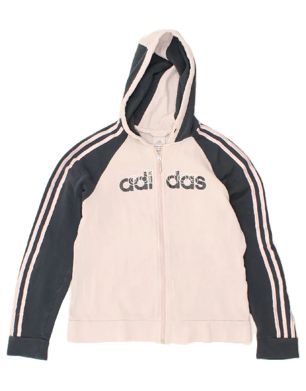 Stock Clearance ADIDAS Womens Graphic Zip Hoodie Sweater UK 14 Medium Pink Colourblock Stock Clearance ADIDAS Womens Graphic Zip Hoodie Sweater UK 14 Medium Pink Colourblock