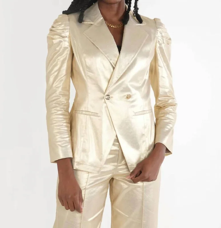 Sneak Peek Sale Bradshaw Blazer In Gold Rush