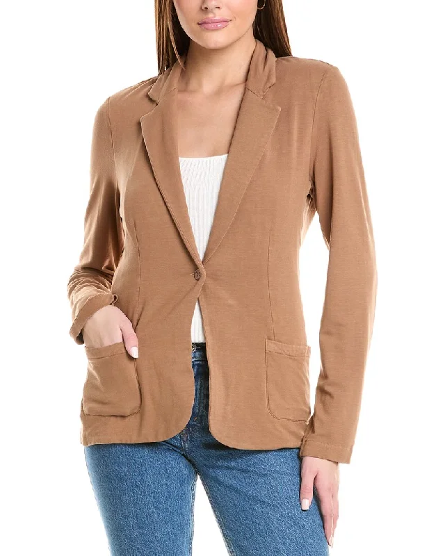 Friends and Family Sale Majestic Filatures French Terry One-Button Jacket