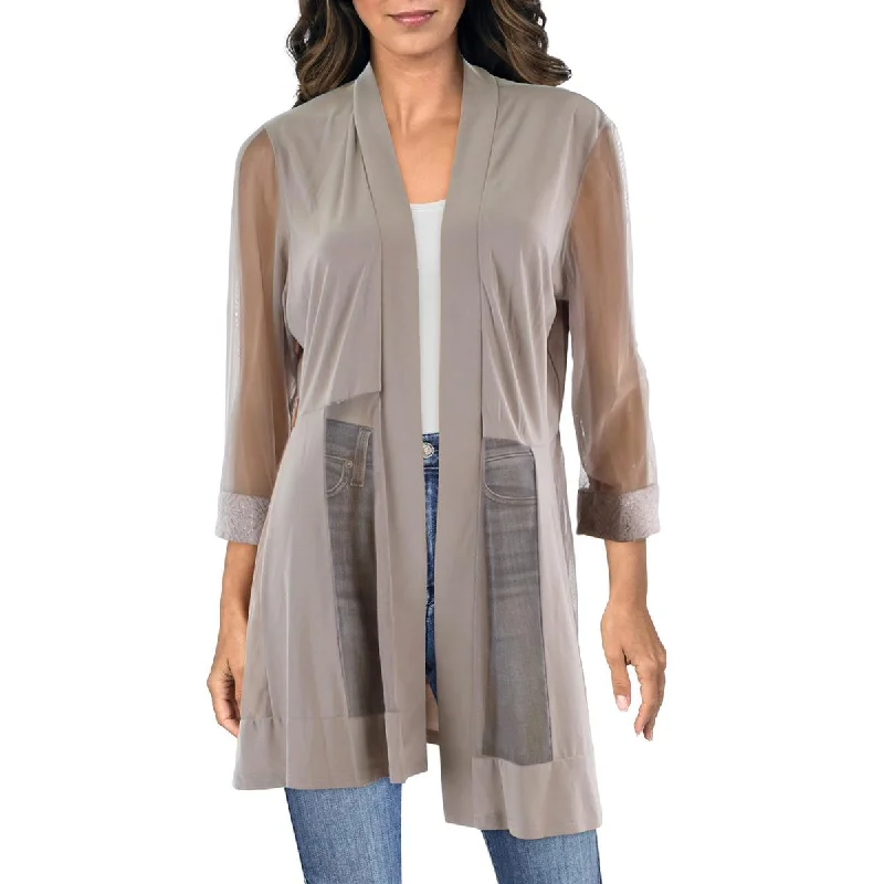 Loyalty Reward Womens Mesh Inset Glitter Jacket