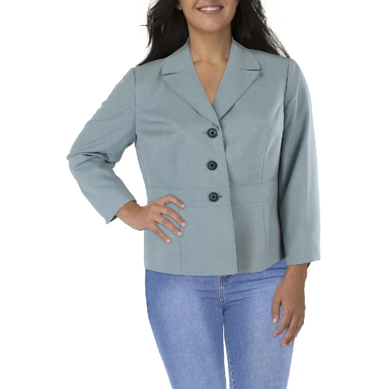 Year-End Clearance Womens Notch Collar Three-Button Suit Jacket