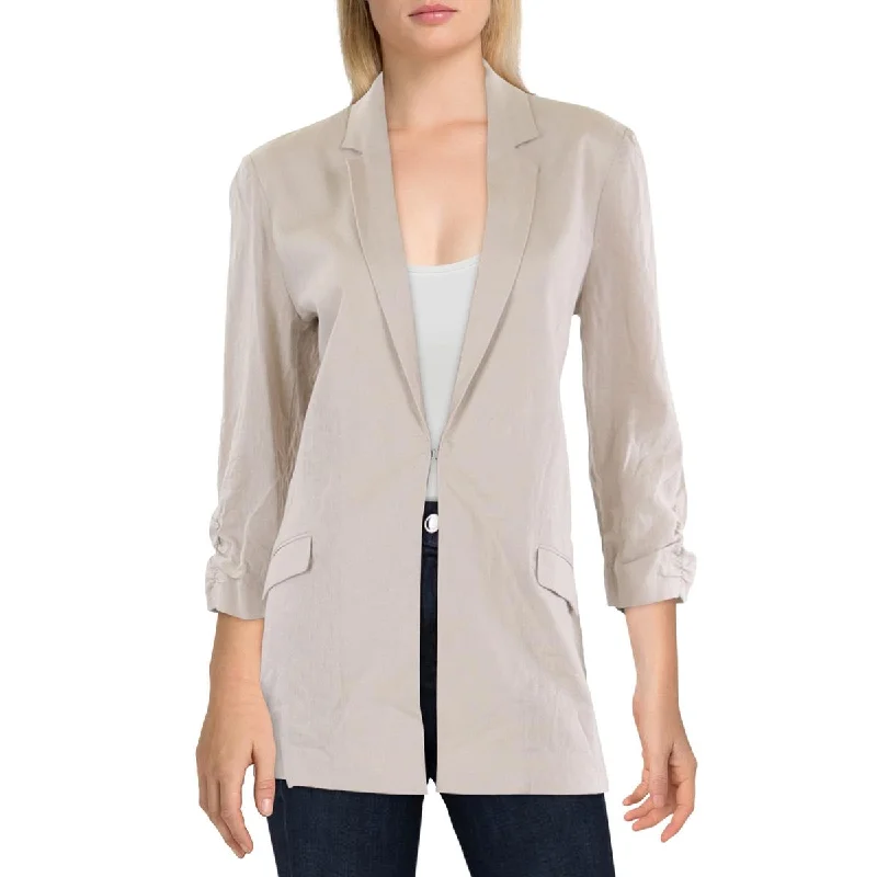 Lowest Price Womens Linen Suit Separate One-Button Blazer