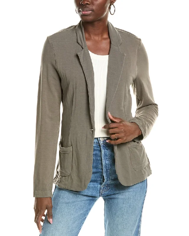 Mega Sale Majestic Filatures French Terry One-Button Jacket