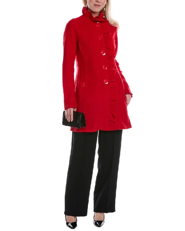 Steals and Deals Renuar Wool-Blend Coat