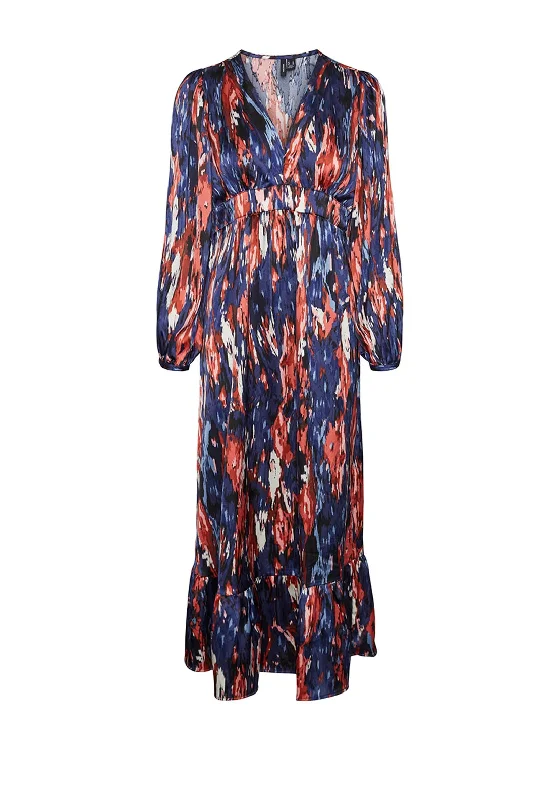New Deals Vero Moda EA V-Neck Maxi Dress, Astral Aura